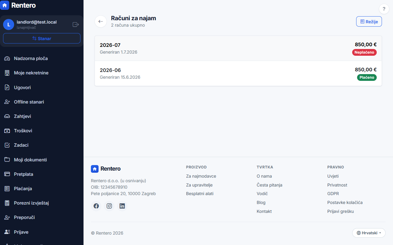 Rent collection – Payment barcode | Rentero